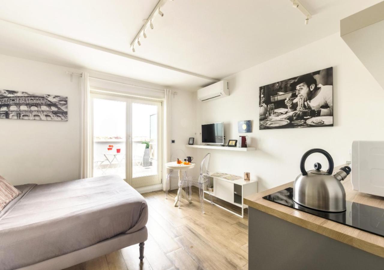 Terrace With Tiber View - Trastevere 로마 외부 사진